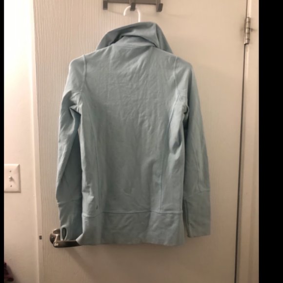 Lululemon In Stride Full Zip Jacket In Caspian Blue Sz 6 - Picture 5 of 5
